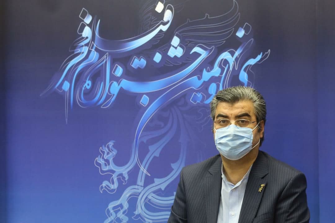 محمدمهدی طباطبایی نژاد نشست خبری سی و نهمین جشنواره فیلم فجر